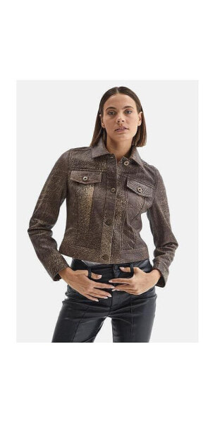 Women's Leather Jacket, Brown