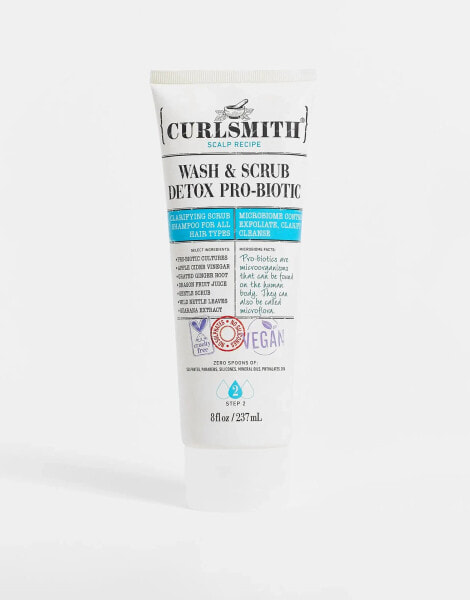 Curlsmith Wash & Scrub Detox Shampoo 8oz