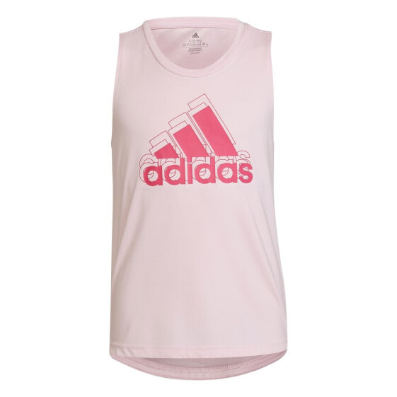 ADIDAS Aeroready Designed To Move Brand Love sleeveless T-shirt