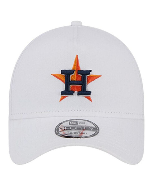 Men's White Houston Astros TC A-Frame 9FORTY Adjustable Hat