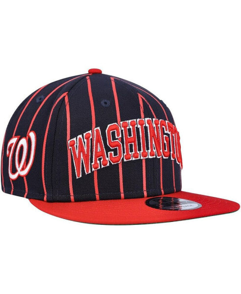 Men's Navy, Red Washington Nationals City Arch 9FIFTY Snapback Hat