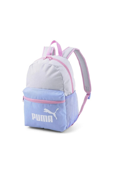 Рюкзак спортивный PUMA Phase Small Backpack - Лаванта и серый цветной, маленький размер