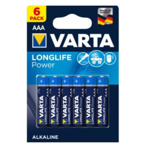 VARTA Power AAA Alkaline Battery 6 Units
