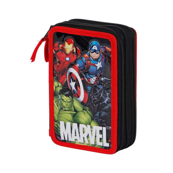 KARACTERMANIA Marvel The Avengers Group Filled Triple Pencil Case