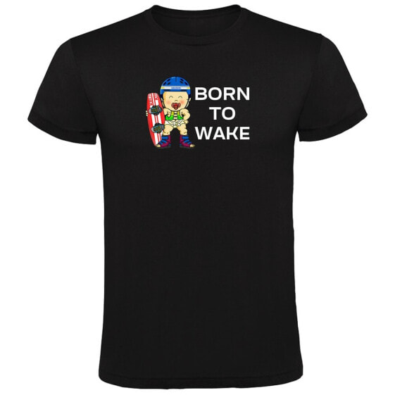 KRUSKIS Born To Wake Short Sleeve T-shirt short sleeve T-shirt