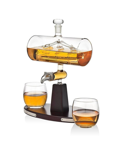 Сервировка стола бочка Godinger Decanter