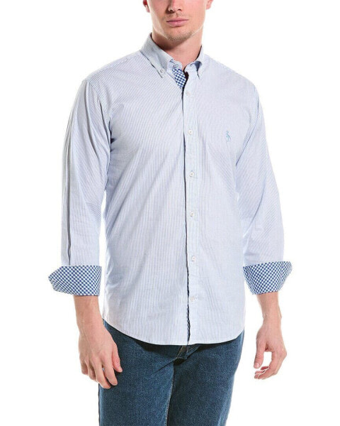 Tailorbyrd Striped Stretch Shirt Men's