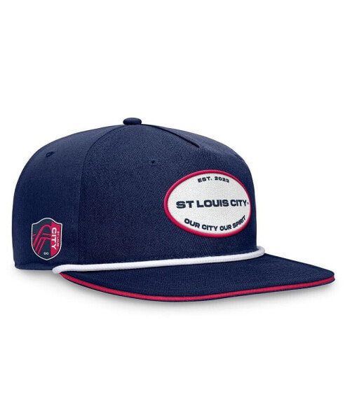 Branded Men's Navy St. Louis City SC Iron Golf Snapback Hat