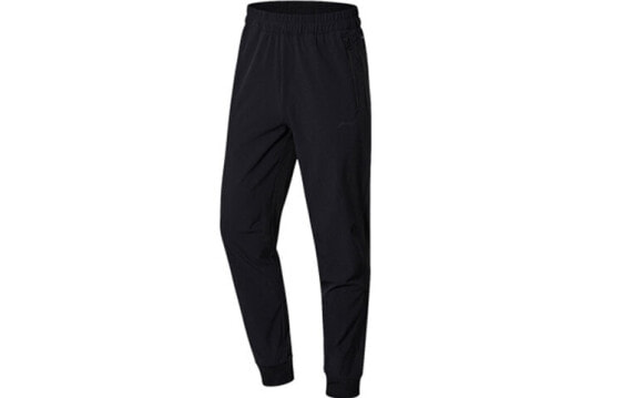 Спортивные брюки LI-NING AYKN131-1 Скоростной бег Слим-фит для мужчин, черные