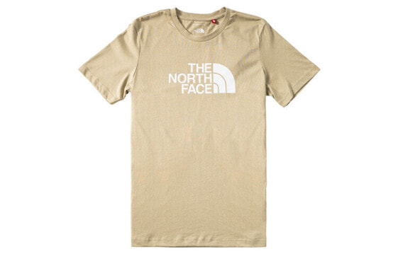 THE NORTH FACE 大Logo印花短袖T恤 男款 米色 / Футболка THE NORTH FACE LogoT featured_tops 4NC7-ZDL