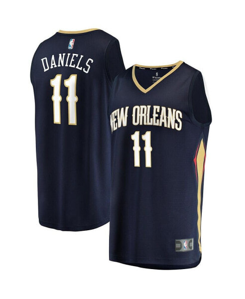 Big Boys Dyson Daniels Navy New Orleans Pelicans 2022 NBA Draft First Round Pick Fast Break Replica Jersey - Icon Edition