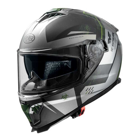 Шлем для мотоциклистов PREMIER HELMETS 23 Typhoon BamilyBM с визором Pinlock