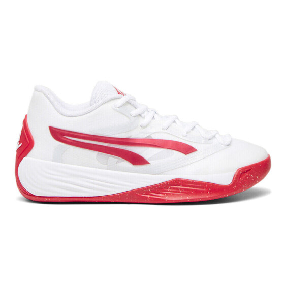 Puma Team Stewie 2 Basketball Womens White Sneakers Athletic Shoes 37908203