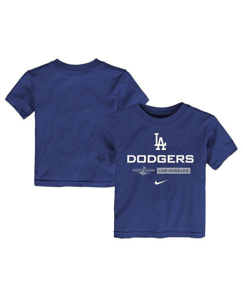 Big Boys Royal Los Angeles Dodgers 2022 Postseason Locker Room T-shirt