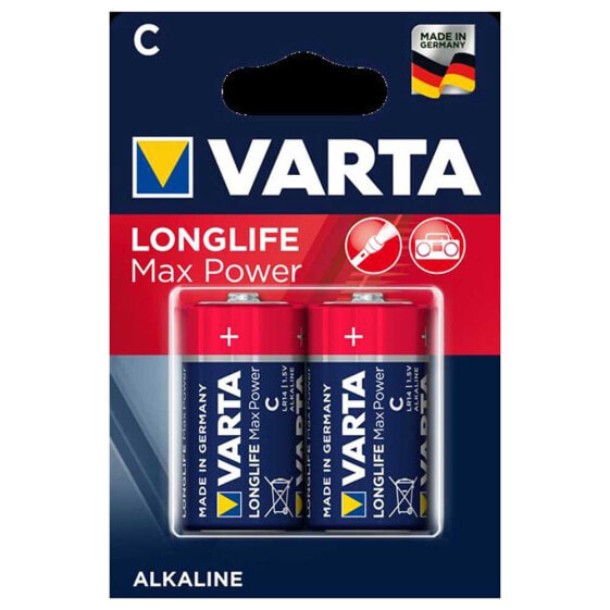 VARTA Max Power C Alkaline Battery 2 Units