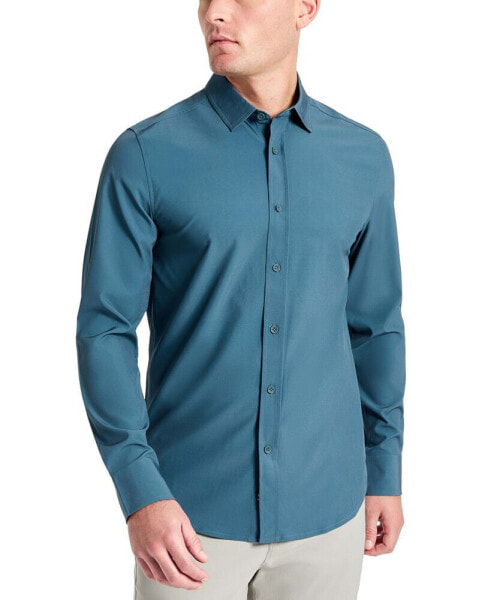 Men’s Solid Slim Fit Performance Shirt