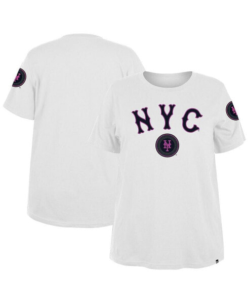 Women's New York Mets 2024 City Connect Plus Size T-Shirt