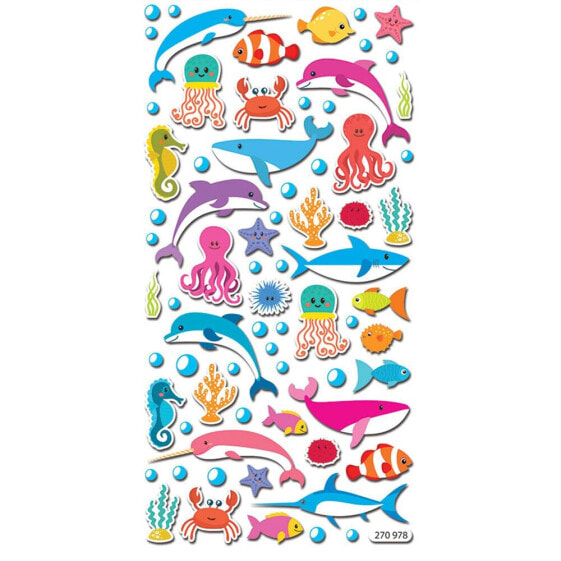 GLOBAL GIFT Tweeny Foamy Delfines Stickers