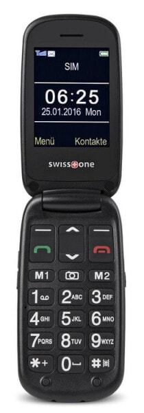 Мобильный телефон Swisstone BBM 625 Черный, Серебристый