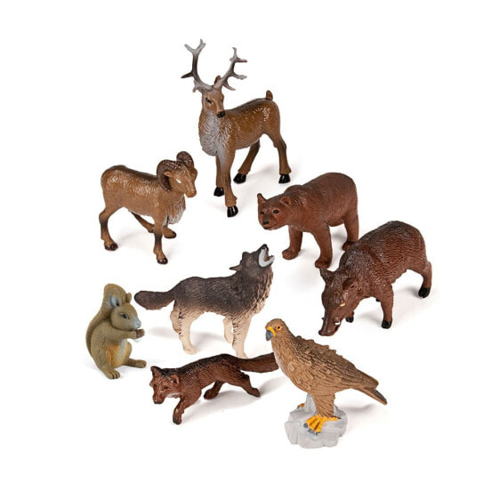 Фигурка MINILAND Animal Figures Forest 8 Units Play Friends (Лесные животные)