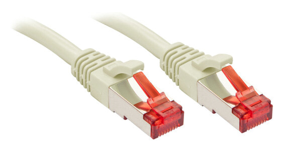 Lindy 0.3m Cat.6 S/FTP Cable - Grey - 0.3 m - Cat6 - S/FTP (S-STP) - RJ-45 - RJ-45