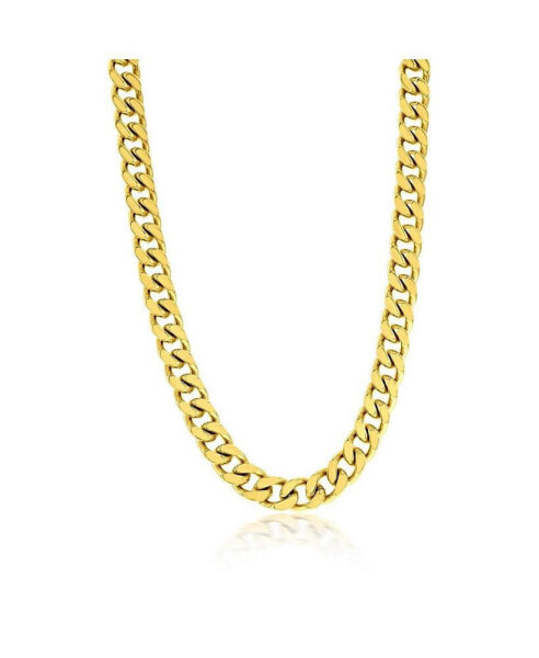 Stainless Steel 10mm Cuban Chain Necklace
