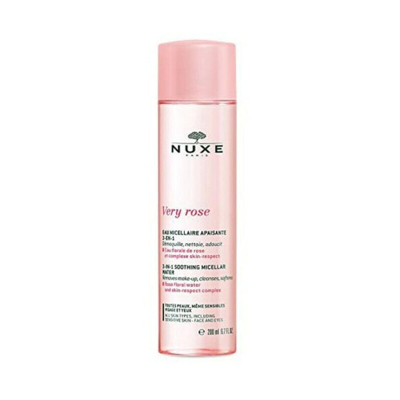 Средство для снятия макияжа Nuxe Very Rose 3-в-1 Мицеллярная вода 200 мл