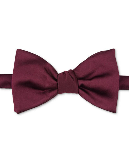 Men's Oversized Satin Solid Bow Tie, Created for Macy's