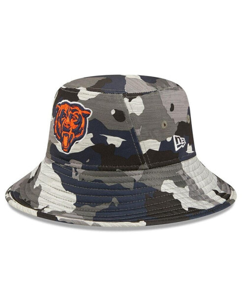 Men's Camo Chicago Bears 2022 NFL Training Camp Official Mascot Bucket Hat