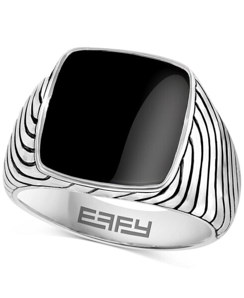 Кольцо eFFY Men's Onyx in Silver