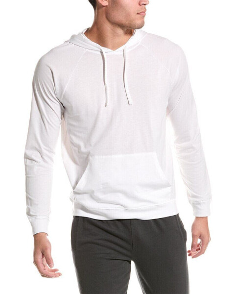 Barefoot Dreams Malibu Collection Pullover Men's White L