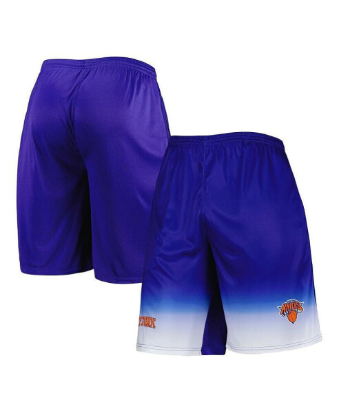 Men's Royal New York Knicks Fadeaway Shorts