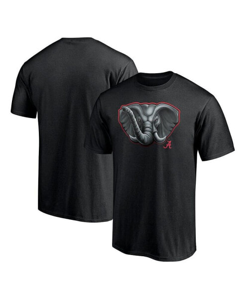 Men's Black Alabama Crimson Tide Team Midnight Mascot T-shirt