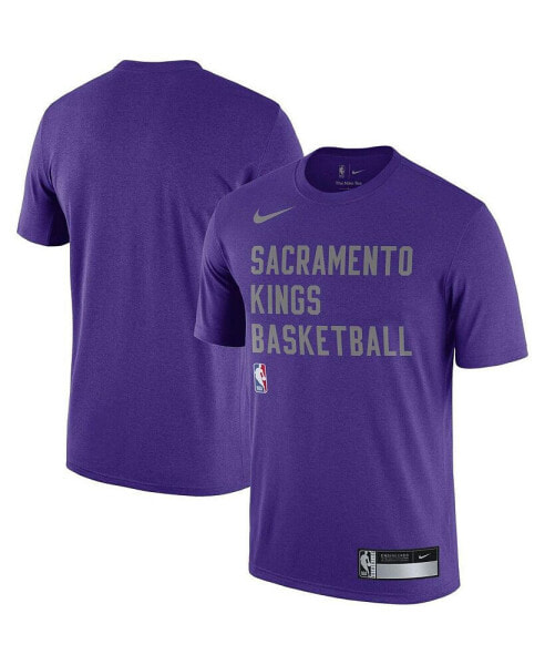 Men's Purple Sacramento Kings 2023/24 Sideline Legend Performance Practice T-shirt