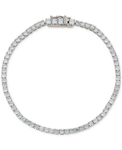 Rhodium-Plated Cubic Zirconia Tennis Bracelet, Created for Macy's