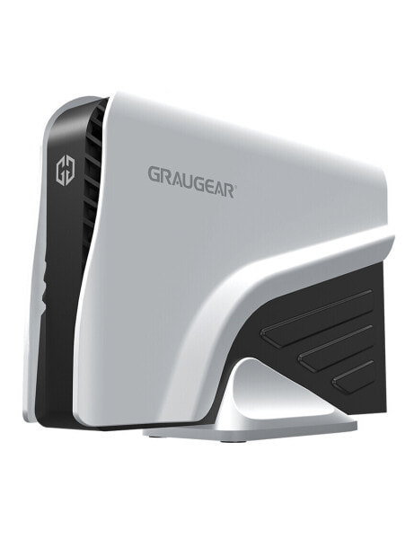 GrauGear G-3501-A-10G - HDD enclosure - 3.5" - Serial ATA III - 10 Gbit/s - USB connectivity - Black - Silver