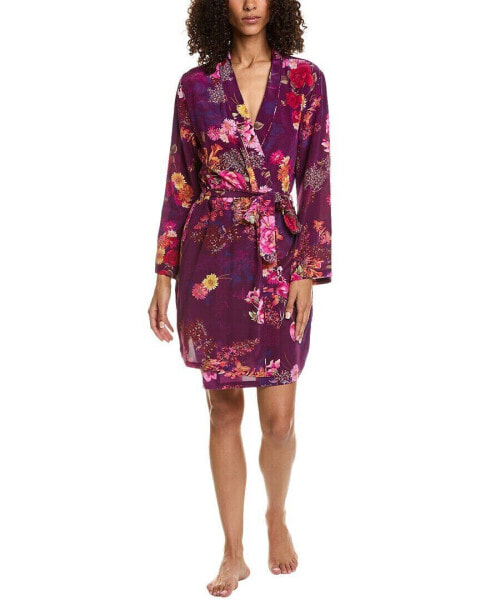 Johnny Was Evelyn Silk Robe Women's