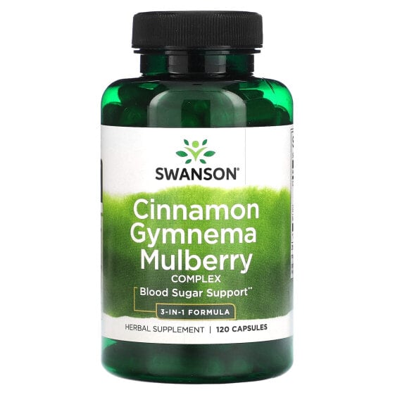 Cinnamon Gymnema Mulberry Complex, 120 Capsules