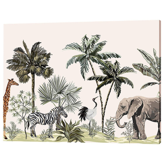Leinwandbild Jungle Animals