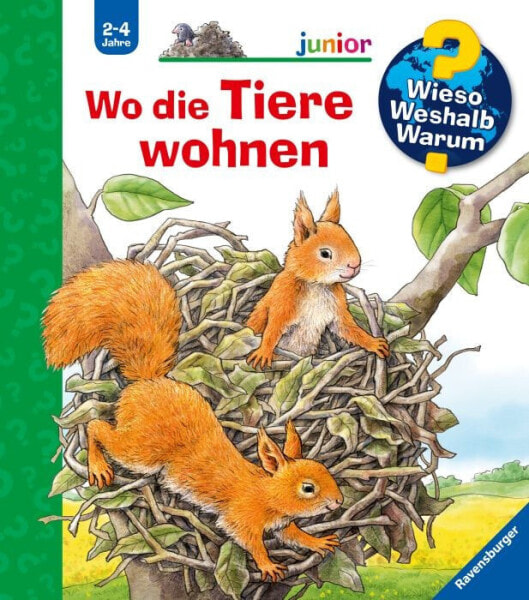 Детская книга Ravensburger Где живут животные