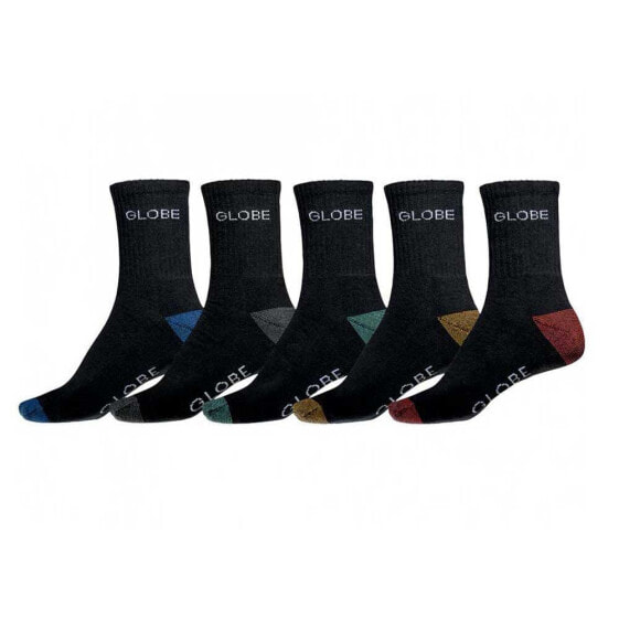 GLOBE Ingles Crew socks 5 pairs