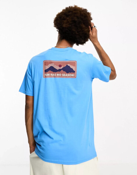 Kavu All The Fun t-shirt in blue