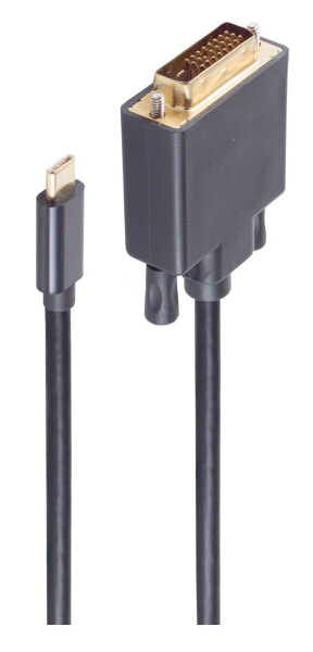 ShiverPeaks BS10-58185 - 1.8 m - DVI-D - USB Type-C - Male - Male - Straight