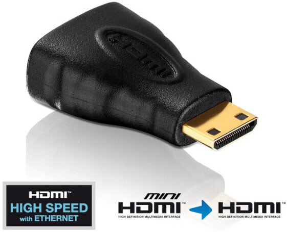 PureLink Adapter Mini-HDMI HDMI-C - HDMI - Adapter - Digital/Display/Video