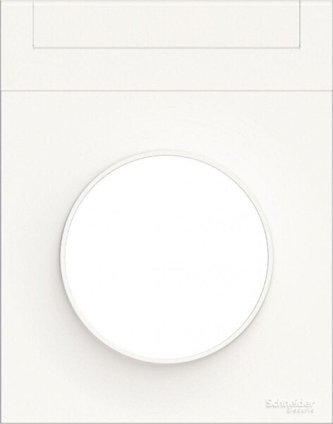 Schneider Electric Odace Ramka pojedyncza z etykietką biała (S52P732)