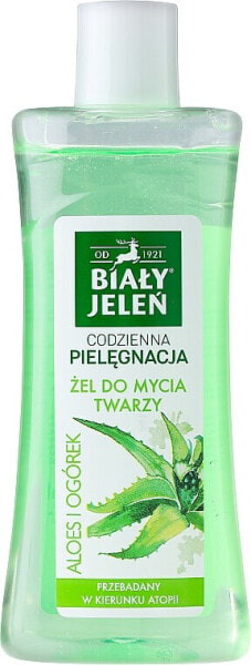 Hypoallergenes Gesichtsreinigungsgel mit Aloe Vera und Gurke