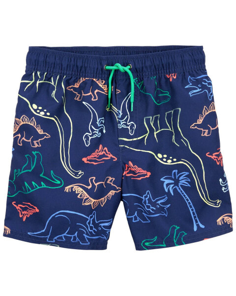 Kid Dinosaur Swim Trunks 8