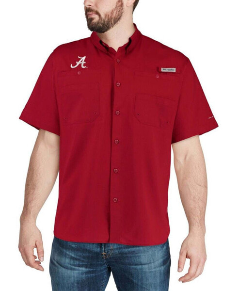 Рубашка Columbia мужская Alabama Crimson Tide PFG Tamiami