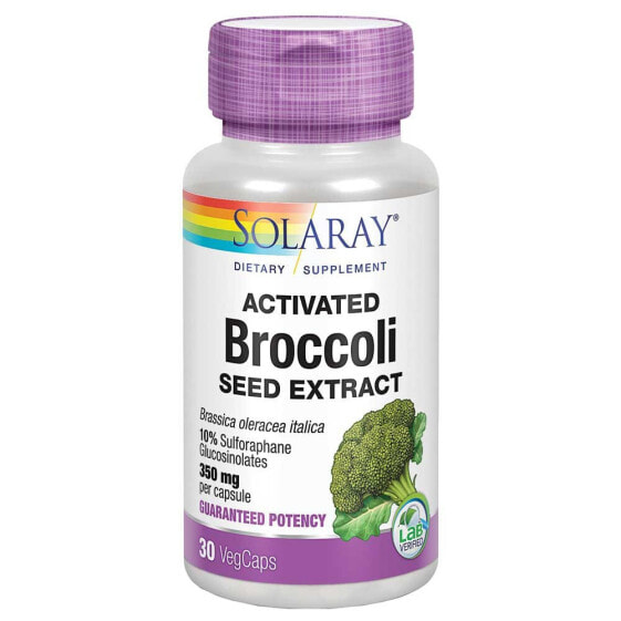SOLARAY Activated Broccoli Seed Extract 350mgr 30 Units