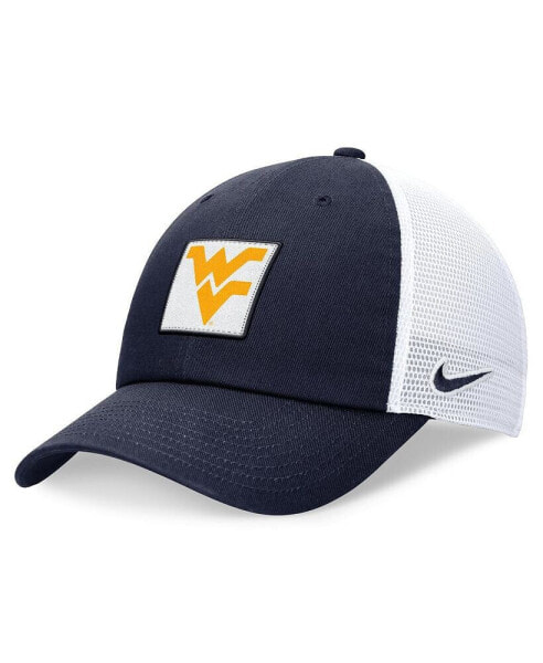 Men's Navy/White West Virginia Mountaineers Primetime Club Trucker Adjustable Hat